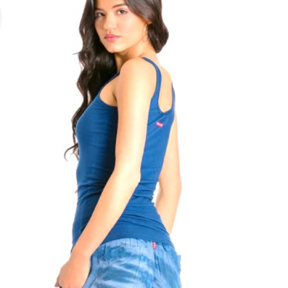 Hard Tail Ribbed Tank Top Style #498, Size M